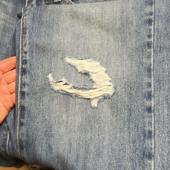 MODERN AMERICAN Jackson The Dad Jean High Rise Relaxed Leg Sz 26 Fidelity Denim - Picture 6 of 11